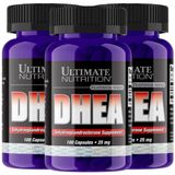 Kit 3 X Dhe 25mg Ultimate 100 Cps + Importado