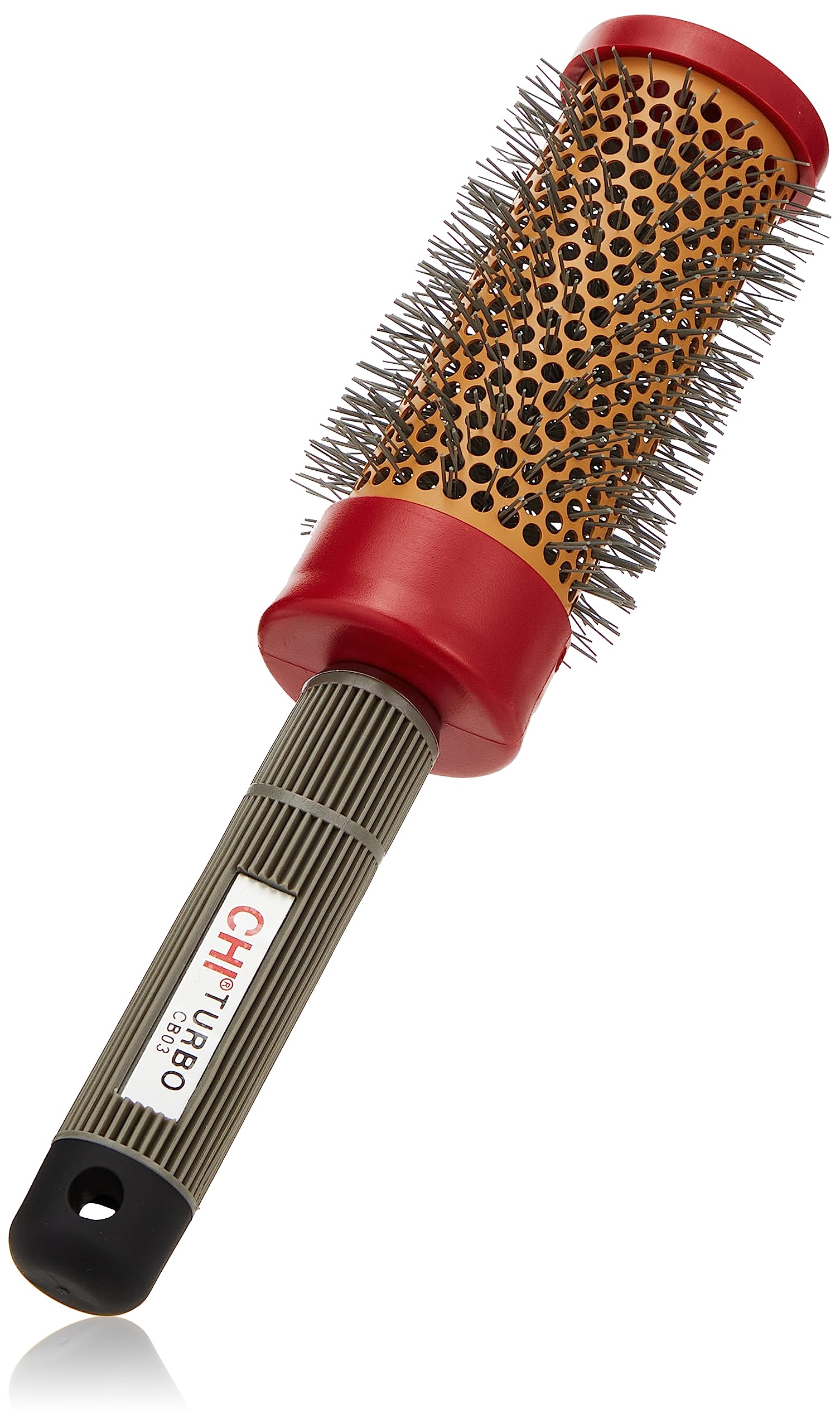 Escova Chi Turbo Ceramic Redonda De Nylon Grande Para Todos Os Tipos De Cabelo