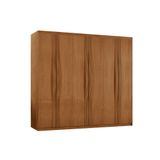 Guarda Roupa Casal Dunas Mdf 6 Portas E 2 Gavetas Moderna Naturalle