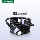 Cabo Ugreen 100w Usb C Carregamento Rápido Qc 4.0 Tipo C 2m,