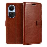 Capa Shantime Para Oppo Reno 10 5g Global Pu Leather Brown