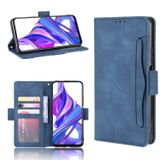 Capa Qiongni Flip Pu Em Couro Azul Para Huawei Y9s 2019