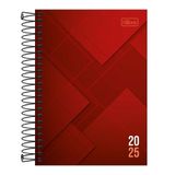 Agenda 2025 Espiral Diária Zip Vermelho Tilibra