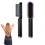 Escova 3 Em 1 Secadora Alisa Cabelo Cerâmica 110/220v Bivolt