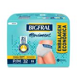 Fralda Gériatrica Bigfral Roupa Intima Moviment 32 Unidades P/m