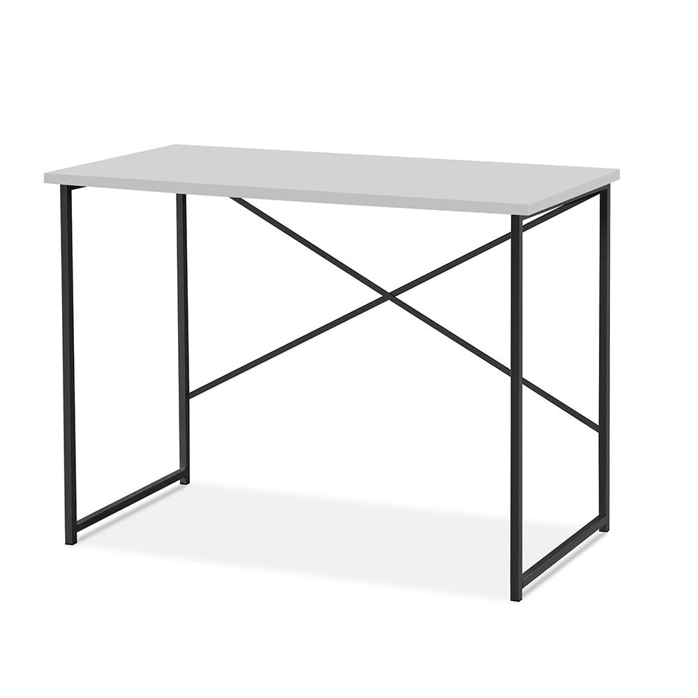 Aparador Steel 76 Cm Estilo Industrial Com Pés Em Aço Preto/branco