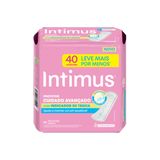 Protetor Diário Intimus Cuidado Avançado Com Indicador De Troca 40 Unidades Intimus