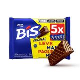 Bis Lacta De Chocolate Ao Leite Pack 5x Mais 100,8g