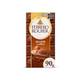 Chocolate ao Leite Ferrero Rocher Tablete 90g