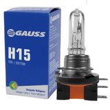 Lâmpada Halógena Gauss H15 Azul 55/15w 12v Max Light