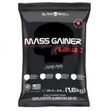 Mass Gainer Turbo Refil (1,6kg) - Black Skull Sabor:baunilha