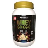 Whey Grego (900g) - Nova Fórmula - Nutrata Sabor:coffee Cream Baunilha