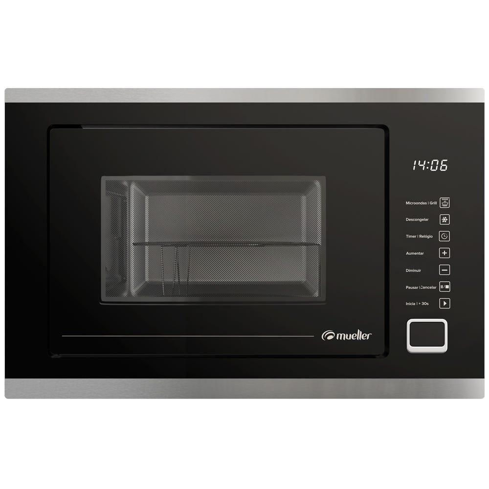 Forno Micro-ondas De Embutir Mueller 25 Litros Mmo0225g1 Preto 220v