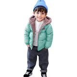 Jaqueta Infantil Menino Casaco Inverno Rigoroso Verde 2 Em 1 - Verde - 2