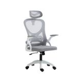 Cadeira Para Escritório Presidente Office Columbus Com Tela Mesh Branco/cinza