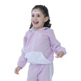 Jaqueta Corta Vento Infantil Camuflada Impermeável Rosa - Rosa - 1