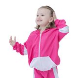 Jaqueta Corta Vento Infantil Camuflada Impermeável Fúcsia - Fúcsia - 8
