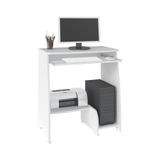 Mesa Escrivaninha Com 3 Prateleiras Pixel Branco Artely