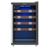 Adega Vinho Piubella Cave 100L Preto Fosco 127V APC100 Venax