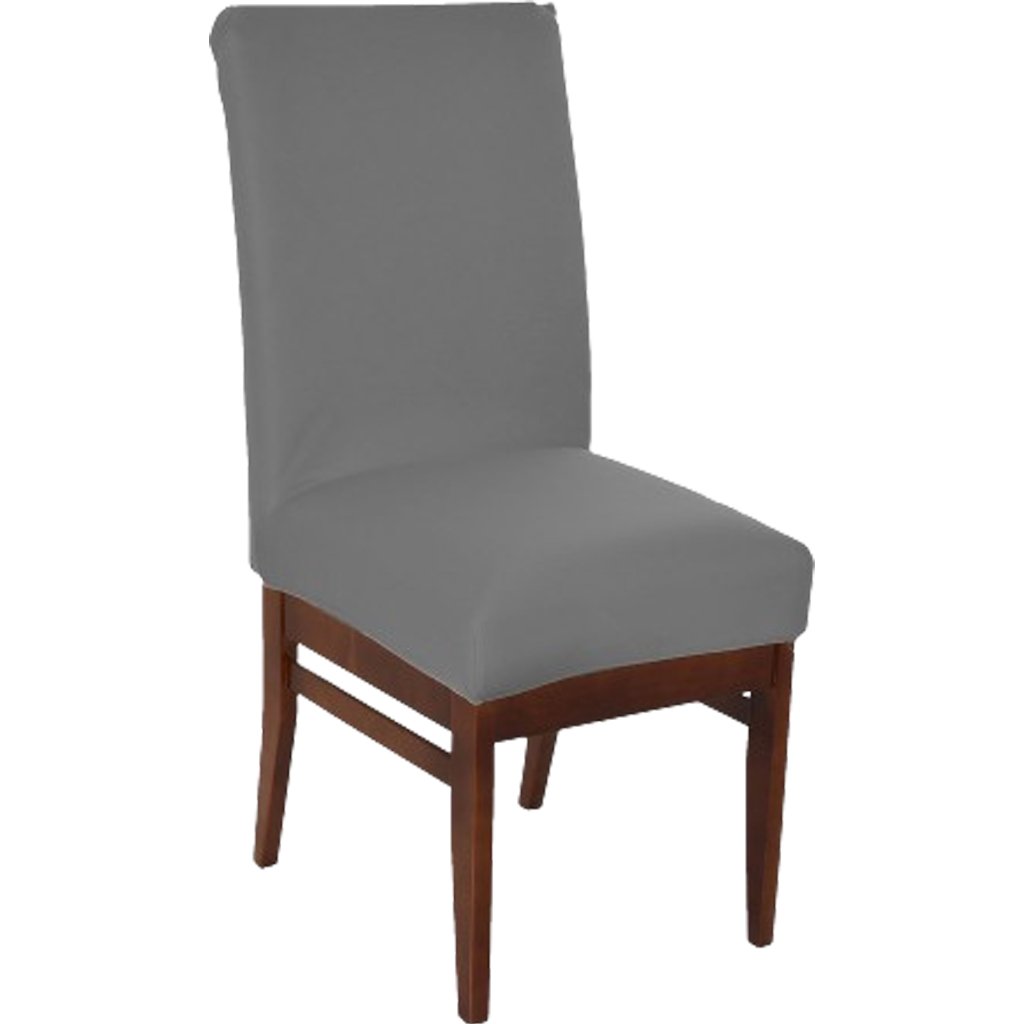 Kit 2 Capa De Cadeira Malha Gel Ajustável Cinza