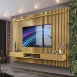 Painel Home Ripado Tv Até 75 Polegadas 1.8 Cumaru Valerius Shop Jm