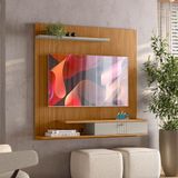 Painel Home Suspenso Para Tv Até 55 Polegadas Nature Off White Vegas Linea Brasil