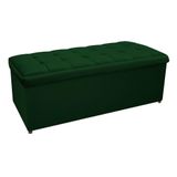 Calçadeira Copenhague 160 Cm Queen Size Suede Verde