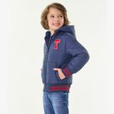 Jaqueta Infantil Menino Universitário Forrada Trick Nick - Azul - 8