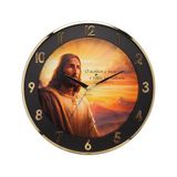 Relógio De Parede Silencioso Herweg 6849-029 Dourado Jesus Religião Único