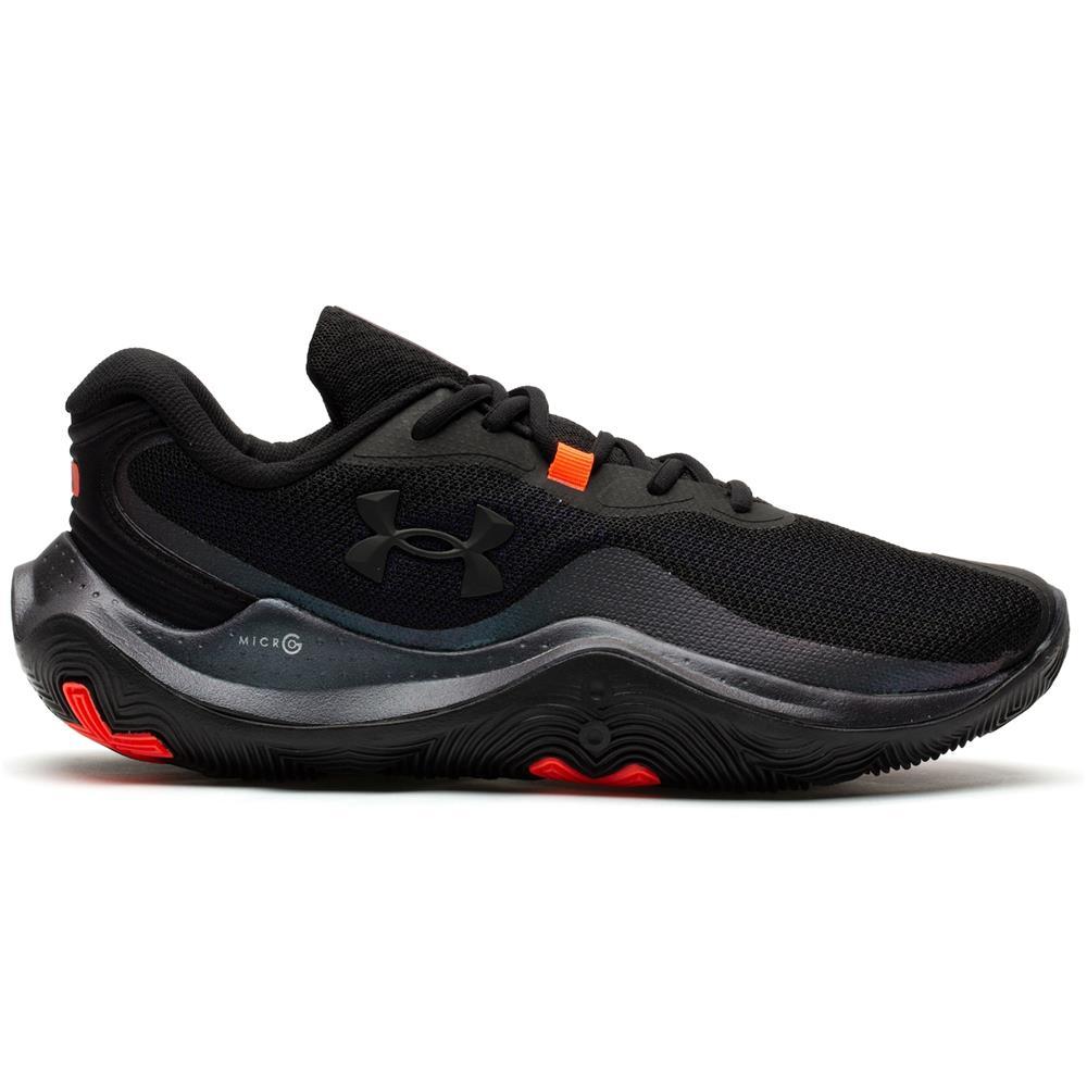 Tênis Masculino Basquete Under Armour Buzzer 2 6003591-003 Preto 46