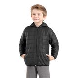 Jaqueta Casaco Infantil Menino Bobojaco Preto Rovikids - Preto - 16
