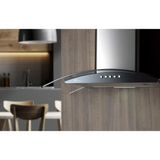 Reembalado: Coifa de Parede Fischer Fit 60cm, Vidro Curvo, 3 Velocidades, Inox, 220V