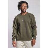 Blusa Masculina Moletom Gola Careca Polo Wear Verde Escuro
