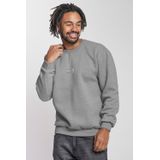 Blusa Masculina Moletom Gola Careca Polo Wear Cinza Médio
