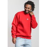 Blusa Masculina Moletom Gola Careca Polo Wear Vermelho Médio