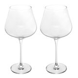 Jogo 2 Taças De Vinho Cristal Elegance L&#39;artisan 880ml