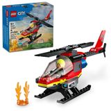 Lego City Helicóptero De Resgate De Incêndio 60411, 5+ Anos