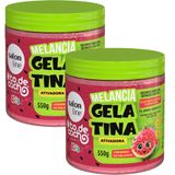 Kit Gelatina Salon Line Todecacho Melancia Kids 550g - 2 Unidades