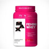 Femini Whey (900g) - Max Titanium Sabor:morango