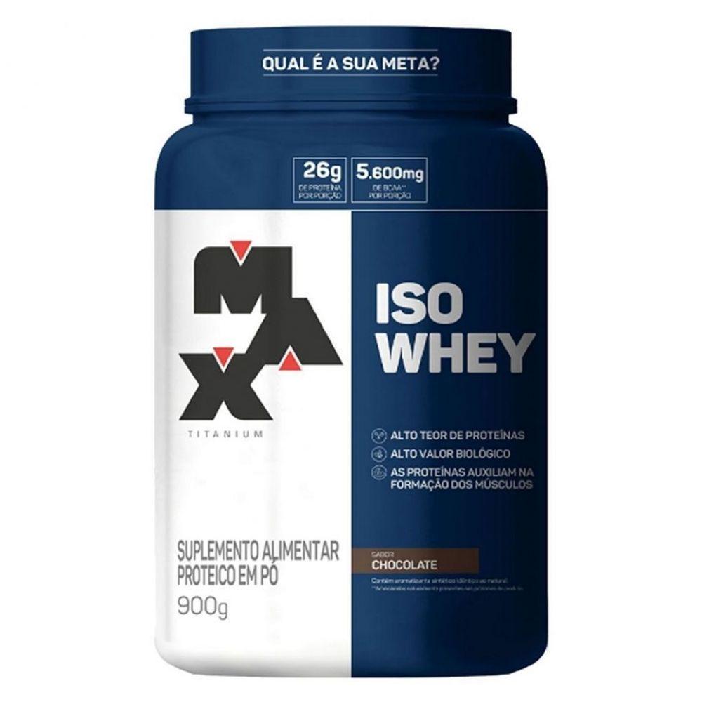 Iso Whey (900g) - Max Titanium Sabor:chocolate