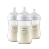 Kit Triplo Mamadeira Pétala Philips Avent 3.0 260ml Transparente