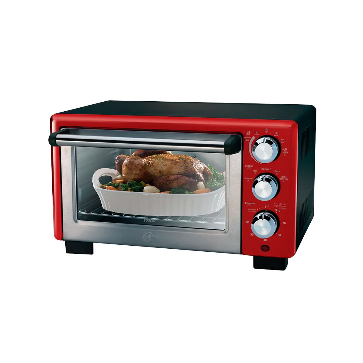 Forno Elétrico Oster Convection Cook 18l 1400w 127v - Vermelho