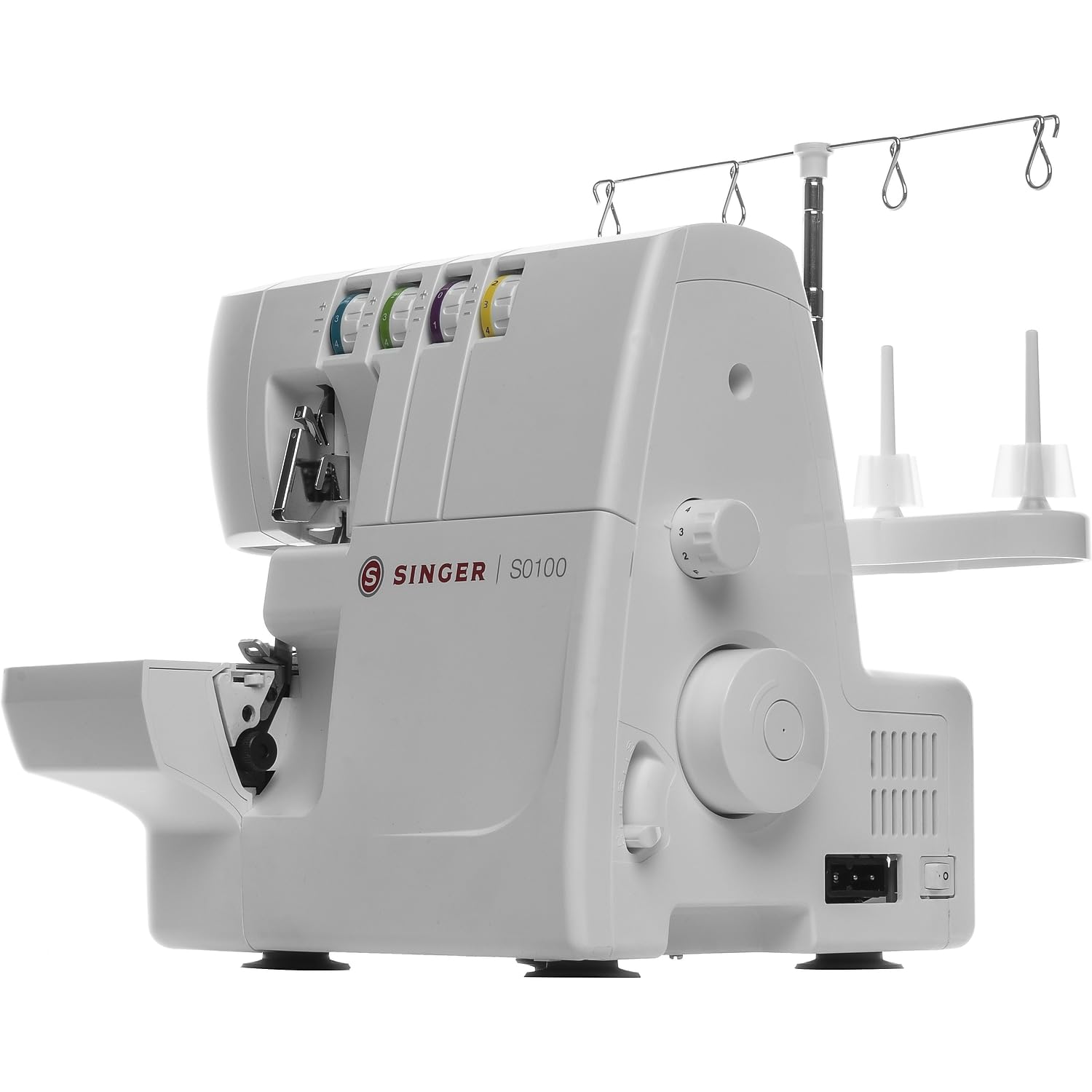 Máquina De Costura Overlock Singer S0105 Portátil 127v - Branco