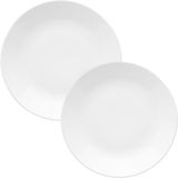 Kit Jogo Pratos Fundos Sopa 2pçs 2 Pessoas Coup White 21cm