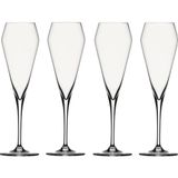 4 Taças De Champagne Em Cristal 240ml Aniversary Spiegelau