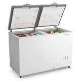 Freezer E Refrigerador Horizontal Da420if Metalfrio Com 417 Litros E 2 Portas Bivolt