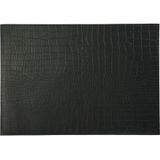 Jogo Americano Alligator 1 Peça Em Couro 43x30cm Maxwell &amp; Williams Preto