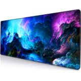 Mouse Pad Para Jogos Sanwumian Dazzling Galaxy 80x30cm Rubber