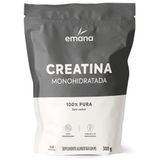 Creatina Monohidratada Emana 100% Pura Sem Sabor 300g