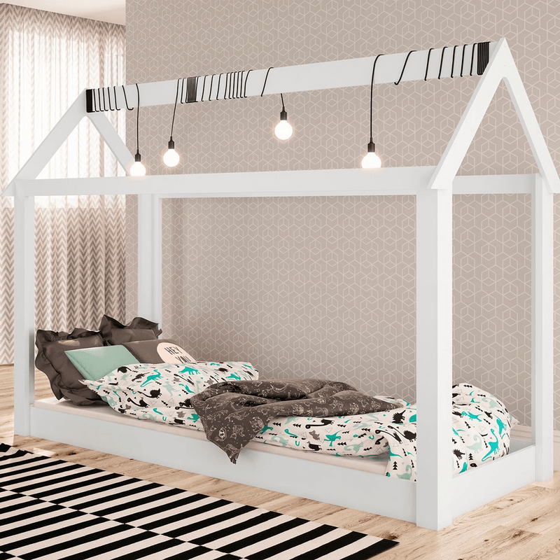 Cama Infantil Casinha P/ Quarto Montessoriana Branco - Completa Móveis é boa?